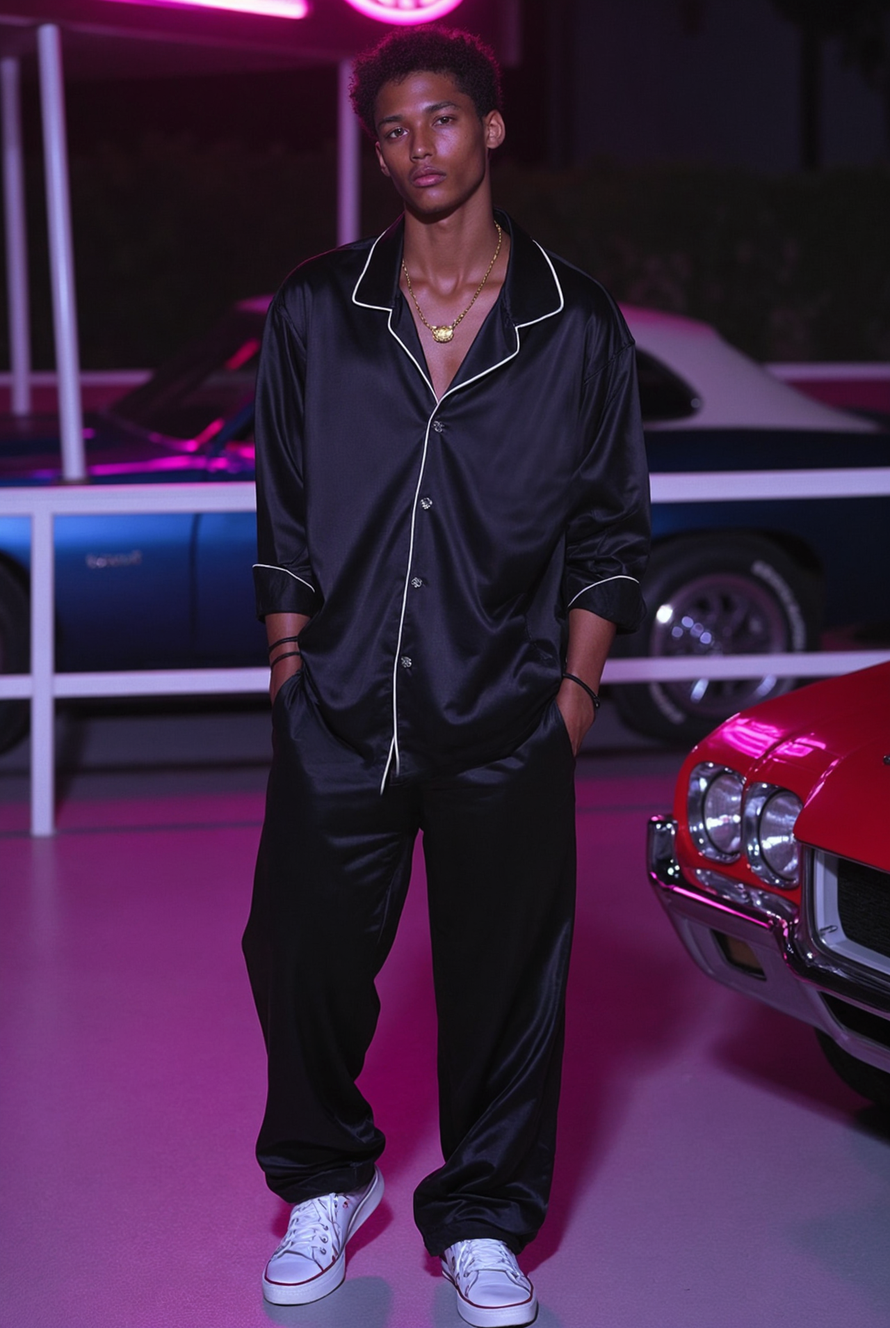 Noir Delight Men Pajamas