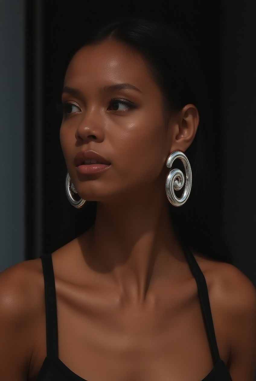 Aroa Silver Earrings