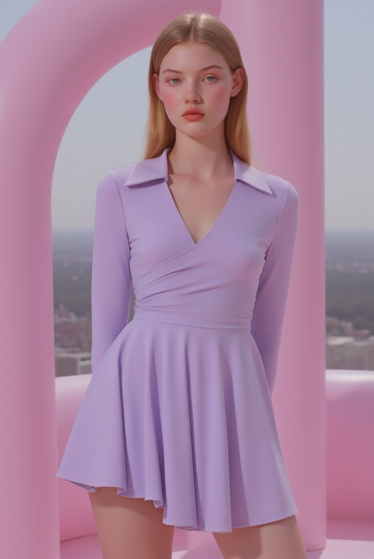Hanna Lavender Dress