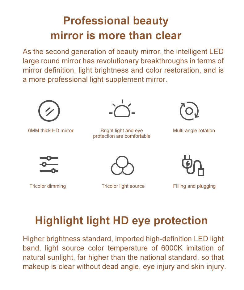Professional LED Fetish Mirror 20"     Promotion -20%